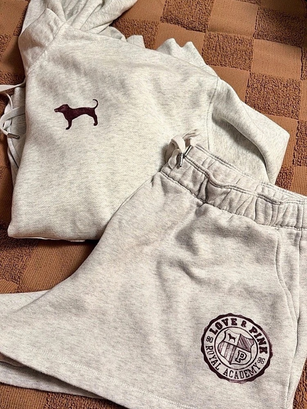 Pink Gray Matching Set Like New